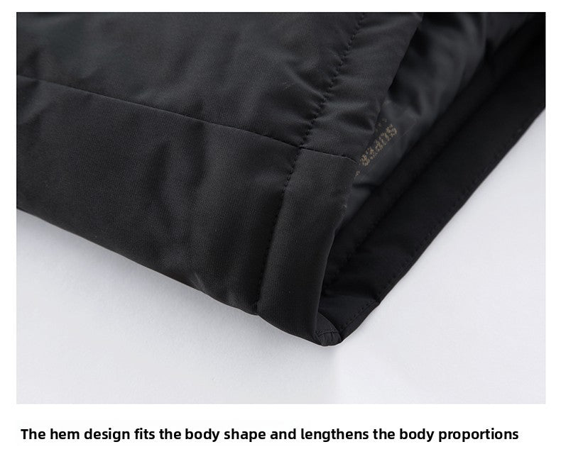 High End Long Thicken Winter New Brand Casual Fashion Hooded Parka Jacket Heavy Windbreaker Outdoor Windproof Coats Outerwear