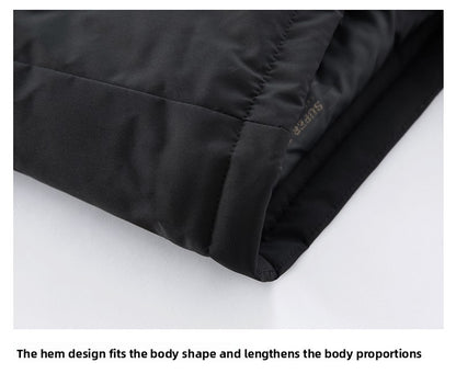 High End Long Thicken Winter New Brand Casual Fashion Hooded Parka Jacket Heavy Windbreaker Outdoor Windproof Coats Outerwear