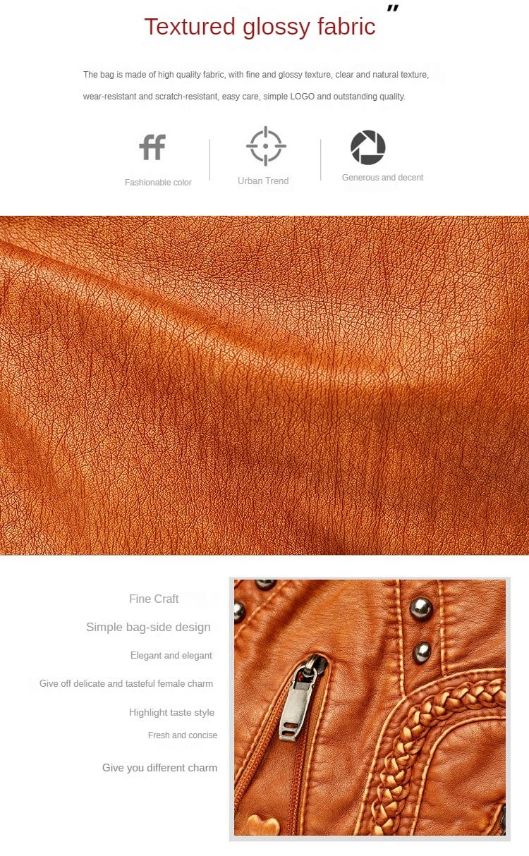 Black Y2k Women Shoulder Bag Vintage Punk Goth Fashion Designer Pu Leather Tote Bag Large Capacity Rivet Motorcycle Handbag