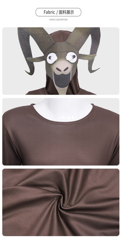 Game 99 Nights in The Forest Owl Monster The Ram Costume Adult Secret The Horror Deer VS Owl Costumes Cartoon Animal Dressing