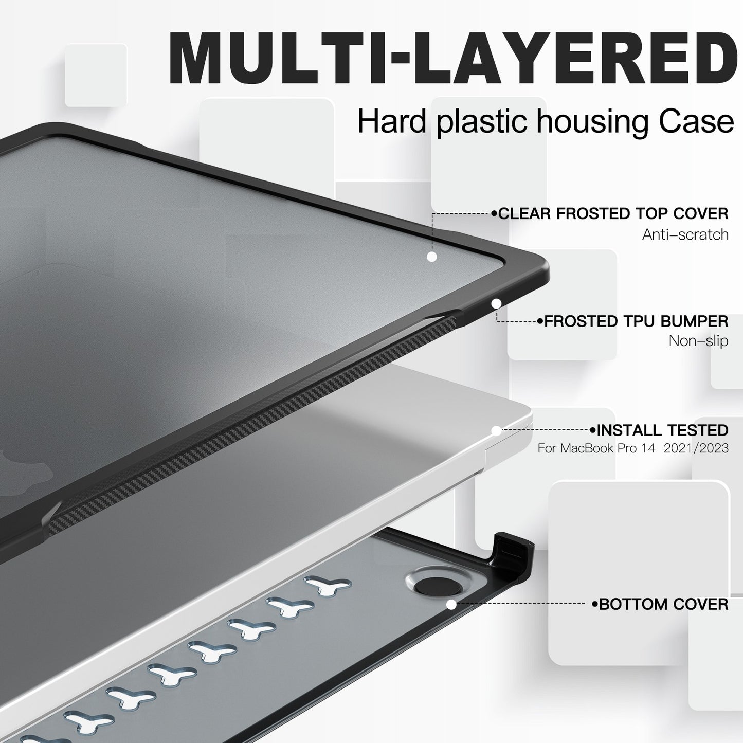 Laptop Sleeve Case for Apple Macbook Pro Air Laptop Bag Cases 16 15 14 13 13.6 inch Plastic Sleeve Matte Hard Shockproof Cover