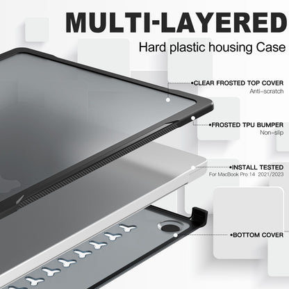 Laptop Sleeve Case for Apple Macbook Pro Air Laptop Bag Cases 16 15 14 13 13.6 inch Plastic Sleeve Matte Hard Shockproof Cover