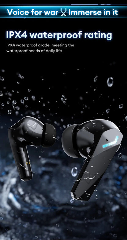 Fones de Ouvido Bluetooth V5.4 Lenovo XT53 Originais com Display LED de Energia Fone de Ouvido para Jogos Impermeável Anti-suor Fone de Ouvido Sem Fio Atualizado