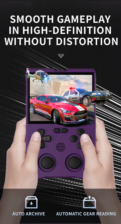 XU10 2.0 Version Retro Handheld Game Console Linux System 3.5 Inch IPS Screen 3000mAh Battery Nostalgic Retro Video Player