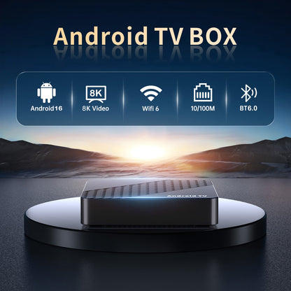 YOZHIXU Smart TV Box X10 RK3518 Android 16 Streaming Media Player Quad Core Cortex A53 Ram 4GB 8GB Rom 64GB 128GB Set Top Box