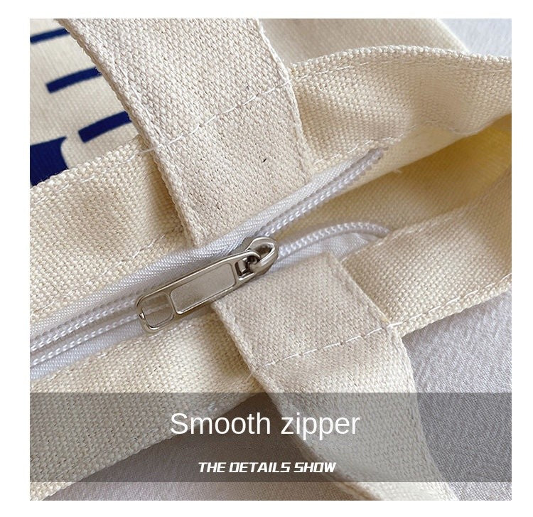 Canvas Women Handbags Shoulder Underarm Bag London Books Print Handbag Large Capacity Ladies Shopping Tote Bag Student Book Bags