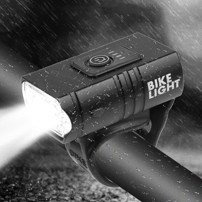 Farol de bicicleta LED T6 10W 800LM recarregável via USB com indicador de bateria para MTB, mountain bike e ciclismo de estrada, equipamento de ciclismo