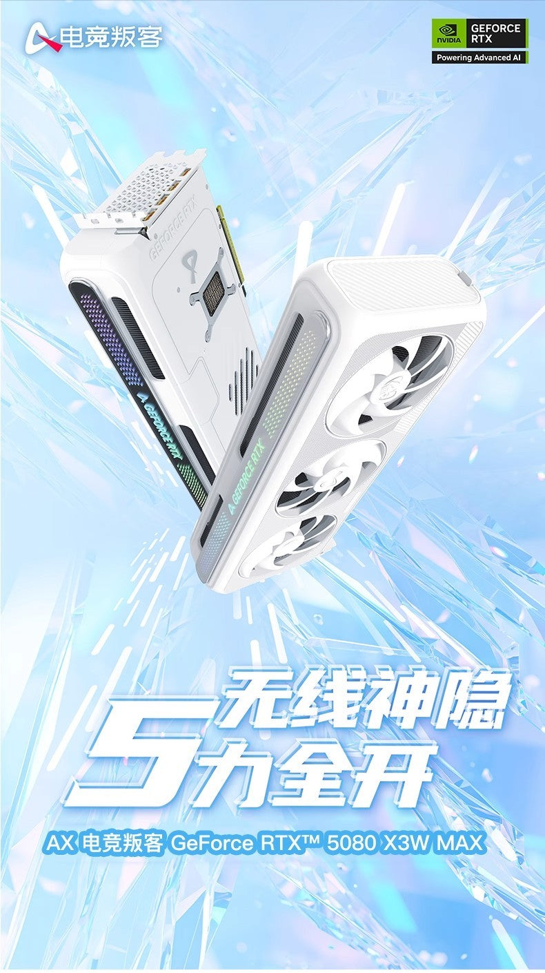 Esports Rebel RTX5080/5090D V2 White Desktop Computer Black Myth Wukong Game Independent Graphics Card