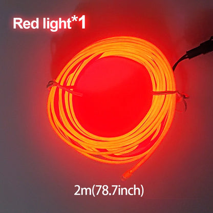 BLALION Lâmpada Ambiente Decorativa para Motocicleta, Luz Neon Impermeável, Fitas de LED Flexíveis com Controlador, Luzes de Atmosfera 12V