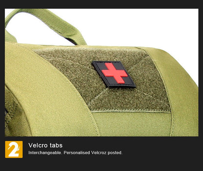 Tactical Outdoor Medical Backpack Large Capacity Camping Mountaineering Backpack Emergency Bag Multi-functional Storage Bag