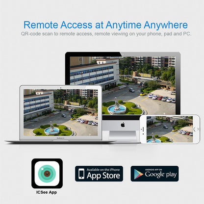 BESDER 5MP Outdoor WiFi IP Camera with AI Human Detection Wireless 1080P HD Color Night Vision Security CCTV Camera