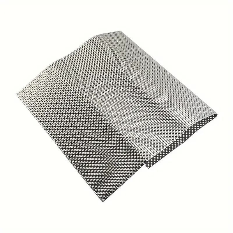 1PC Car Embossed Aluminum Heat Shield 300x500mm Turbo Manifold-Exhausts Electrical Direct Replacement Car Tool Accessories