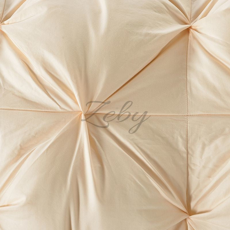High Grade 100% White Goose Down Quilt Winter Warm Feather Duvet Queen King Cozy Lightweight 3D Bread Comforter Pinch Pleated