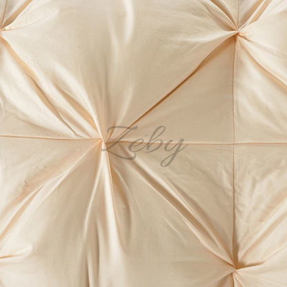 High Grade 100% White Goose Down Quilt Winter Warm Feather Duvet Queen King Cozy Lightweight 3D Bread Comforter Pinch Pleated
