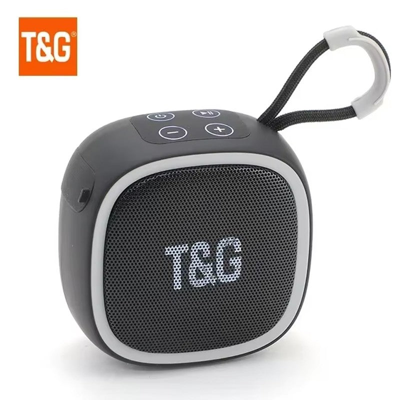 Caixa de som Bluetooth T&G TG659 Mini Sem Fio Potente à Prova D'água TWS Bluetooth 5.3 com Alto-falante HIFI e Suporte para Cartão TF e Rádio