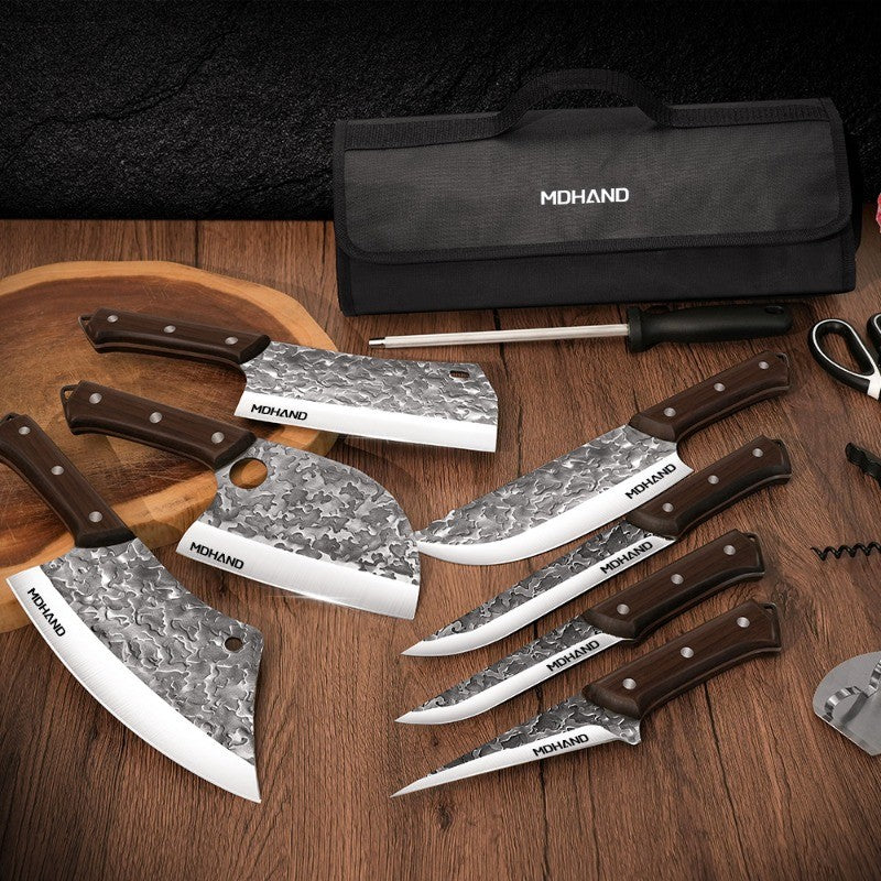 ZENG 14PCS Japanese Chef Knife Set High Carbon Steel Sharp Blade for Meat Slicing Peeling Chopping Cooking Kitchen Knives Set