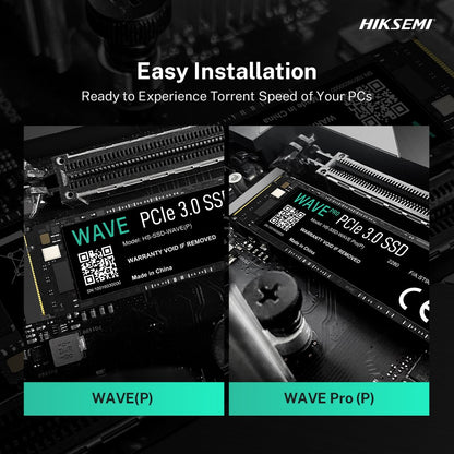 HIKSEMI WAVE (P) M.2 PCIe SSD – Até 2500MB/s de Leitura/Escrita! Compatível com Desktops, Laptops & Consoles de Jogos, 3D NAND para Estabilidade