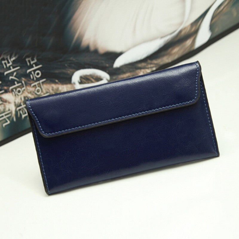 Women Leather Slim Clutch Bag Long Wallet Female Handbag Luxury Genuine Leather Wallets Coin Purses Ladies Card Holder Bolsos