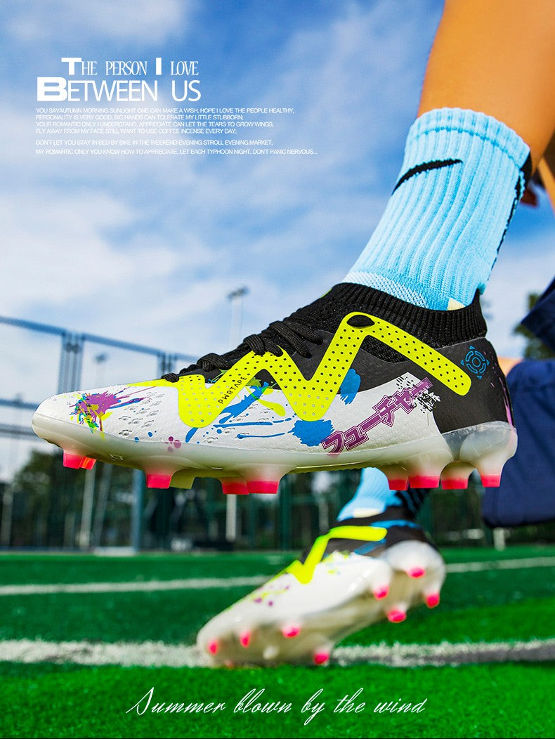 Men Society Soccer Shoes Cleats Professional Football Field Boots Fast Grass Training Football Shoes High Quality Sneaker Match