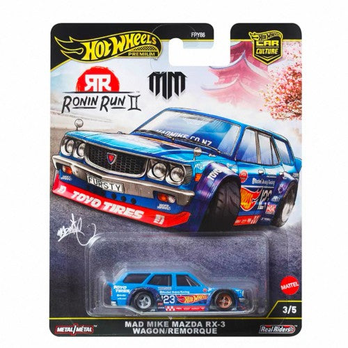 Original Hot Wheels Premium 1/64 Car Culture Ronin Run 2 Gold Label Car Honda Mazda Nissan Toyota Fpy86 Brinquedos de Veículos Fundidos Presente