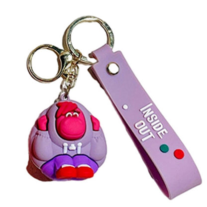 30 Peças/Conjunto Atacado Chaveiro Divertida Mente 2 Boneco de Personagem de Desenho Animado Fofo Chaveiro Pingente de Boneca de Personagem de Filme para Presente Infantil