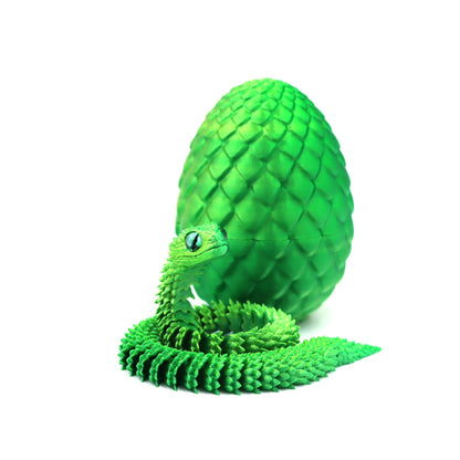 Ovos de Cobra de Impressão 3D Quentes Decoração Criativa para Casa Moldes de Cobra Que Reduzem a Pressão Itens de Decoração para Casa Figuras de Anime Giratórias e Móveis