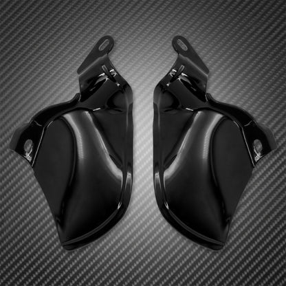 Defletor de Calor do Escudo da Sela ABS para Motocicleta Preto Brilhante para Harley Softail Fat Boy Breakout Slim Street Bob 2018-2022
