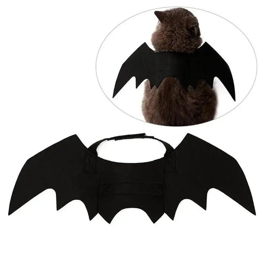 Atacado Fantasia de Cosplay de Gato Fofo Asas de Morcego Cinto de Segurança Role Playing Pet Gato Cachorro Decoração de Festa de Halloween Suprimentos