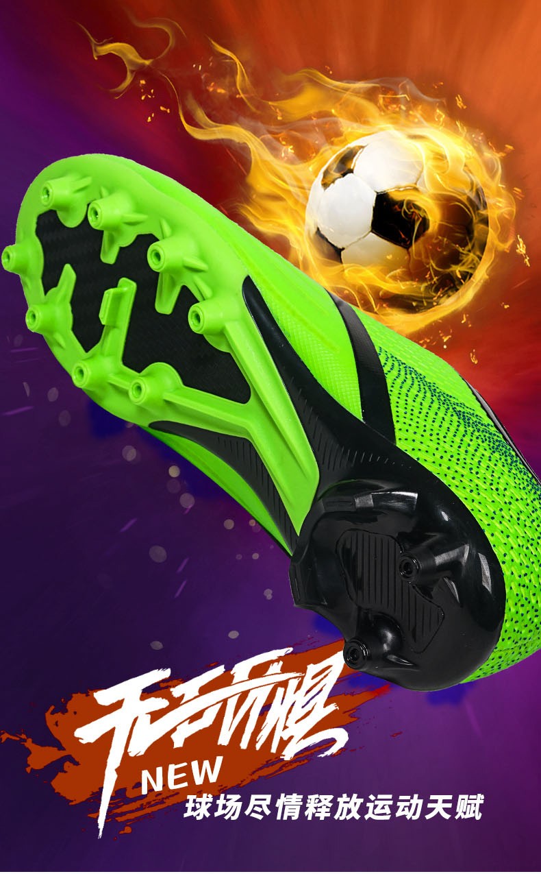 Training Men Soccer Shoes Society Cleats Professional Football Shoes Indoor Non-Slip Football Field Boots Low Cut Sneaker Unisex