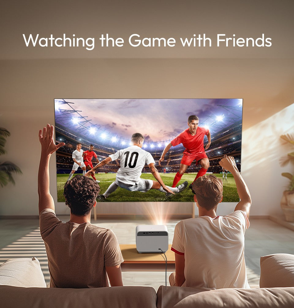 Projetor BYINTEK LOVE U12 Full HD 1080P 4K 800 ANSI Android WiFi 6 Foco Automático para Home Theater, Filmes e Reuniões