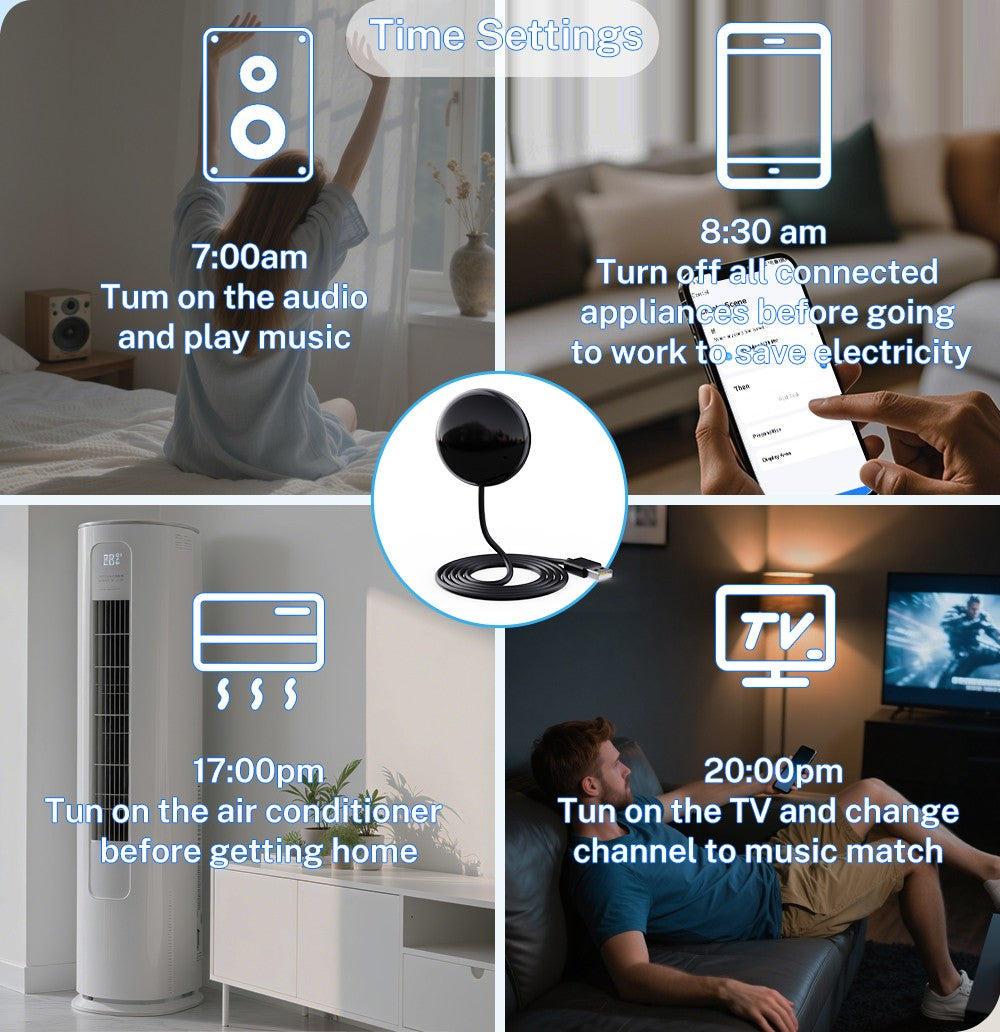 Tuya WiFi IR Remote For Smart Home Automation Smart Life APP Universal infrared Remote Control Work with Alexa Google Home