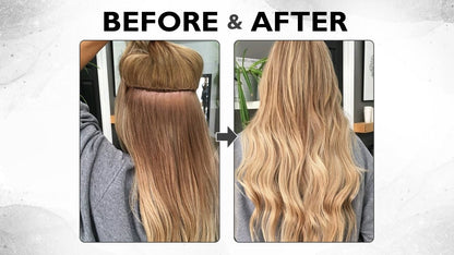 Full Shine Virgin Flat Silk Weft Sew In Hair Bundle Straight Human Hair Extensions 100% Real Human Hair Weft For Women For Salon