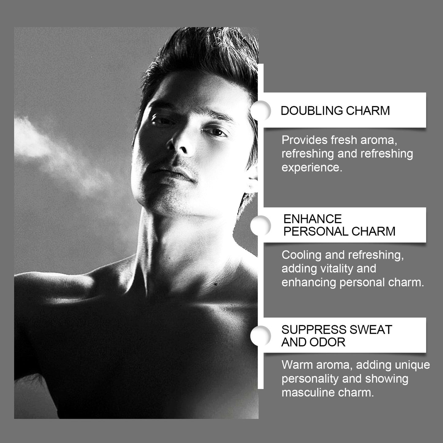 Cologne Men Fragrance Flirting Romantic Dating Long Lasting Confidence Fresh Aromatic Scent Earth Essence Pheromone Perfume Mist