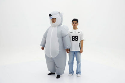 Cartoon Squirrel Inflatable Costume Mascot Adult Parade Character Cosplay Animal Birthday Halloween Party Event Set