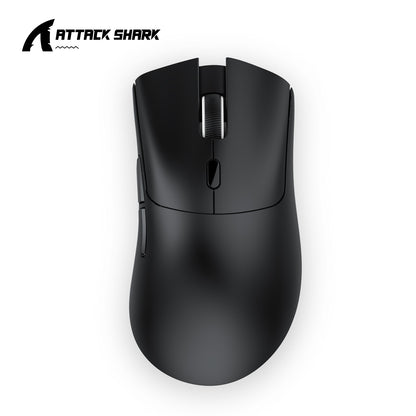 Mouse Gamer Sem Fio Bluetooth Attack Shark R1 18000dpi, 1000Hz PAW3311, Conexão Tri-modo Bluetooth, Macro