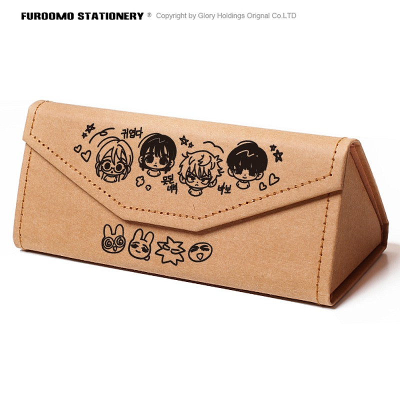 Anime Alien Stage Ivan Luka Till MiZi Sua Cosplay Spectacle Case Cartoon Glasses Box Writing Cases Ornament Xmas Gift