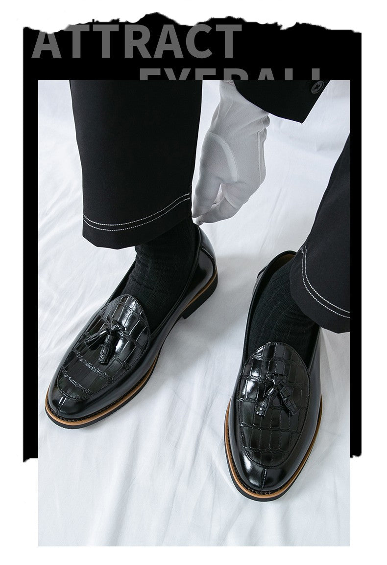 Big Size 47 Business Oxford Shoes Wedding Party Men Dress Shoes Breathable Leather Casual Men's Shoes British Style Loafers