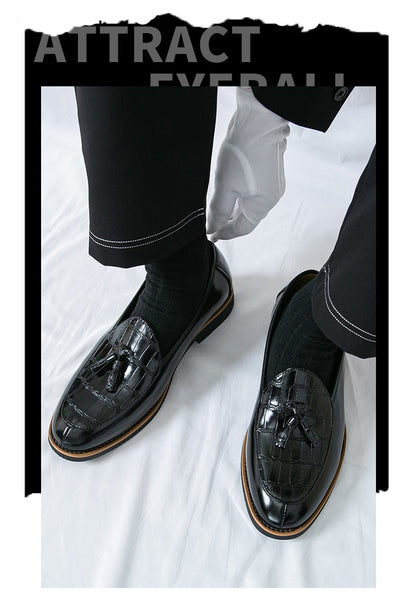 Big Size 47 Business Oxford Shoes Wedding Party Men Dress Shoes Breathable Leather Casual Men's Shoes British Style Loafers