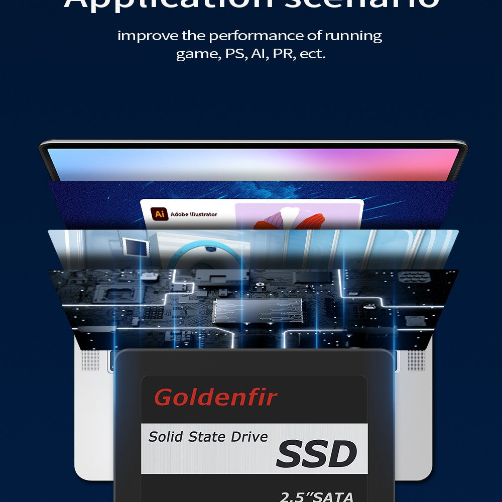SSD 120GB 128GB 240GB 256GB 2.5 polegadas Solid State Drive SATAIII 360GB 480GB 960GB Hard Disk Goldenfir