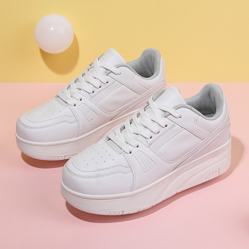 4 Wheel Skate Roller Shoes For Boys Girls Pulleys Sneakers Casual Outdoor Sports Slide Shrink School Students Walking Shoes