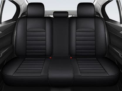 Capas de Couro Ultra Confortáveis e Duráveis para Bancos de Carro – Artesanato Premium, Todas as Estações, Ajuste Universal para a Maioria dos Veículos