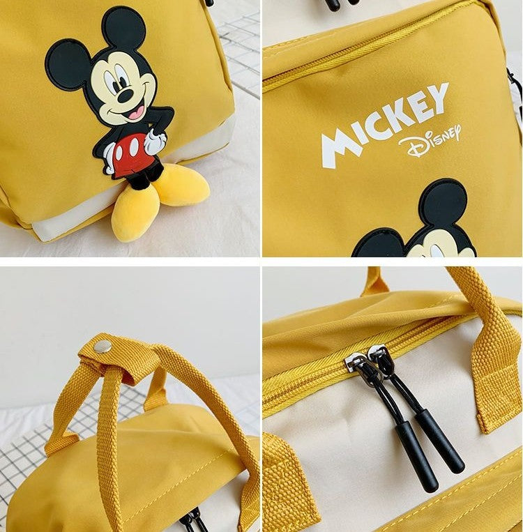 Disney Mickey Mouse Backpack for Kids Cute Cartoon Fashionable Backpack for Students Travel Bag Birthday Gift for Children