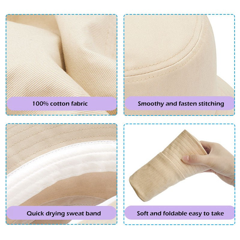 Big Head Letter Bucket Hat for Men Women XL Large Hip Hop Cap Fisherman Hat Summer Sun Hat Plus Size Panama