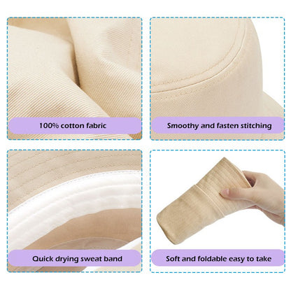 Big Head Letter Bucket Hat for Men Women XL Large Hip Hop Cap Fisherman Hat Summer Sun Hat Plus Size Panama