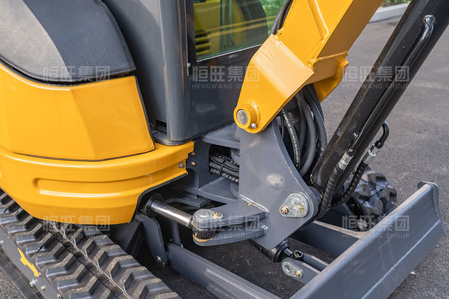 Ar Condicionado Cabine Escavadeira Mini de Esteira 2,5 Toneladas Trator Agrícola a Diesel Mini Escavadeira Hidráulica Máquinas de Construção