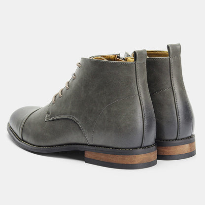 Botas Masculinas Confortáveis Moda 2025 Botas de Couro de Marca