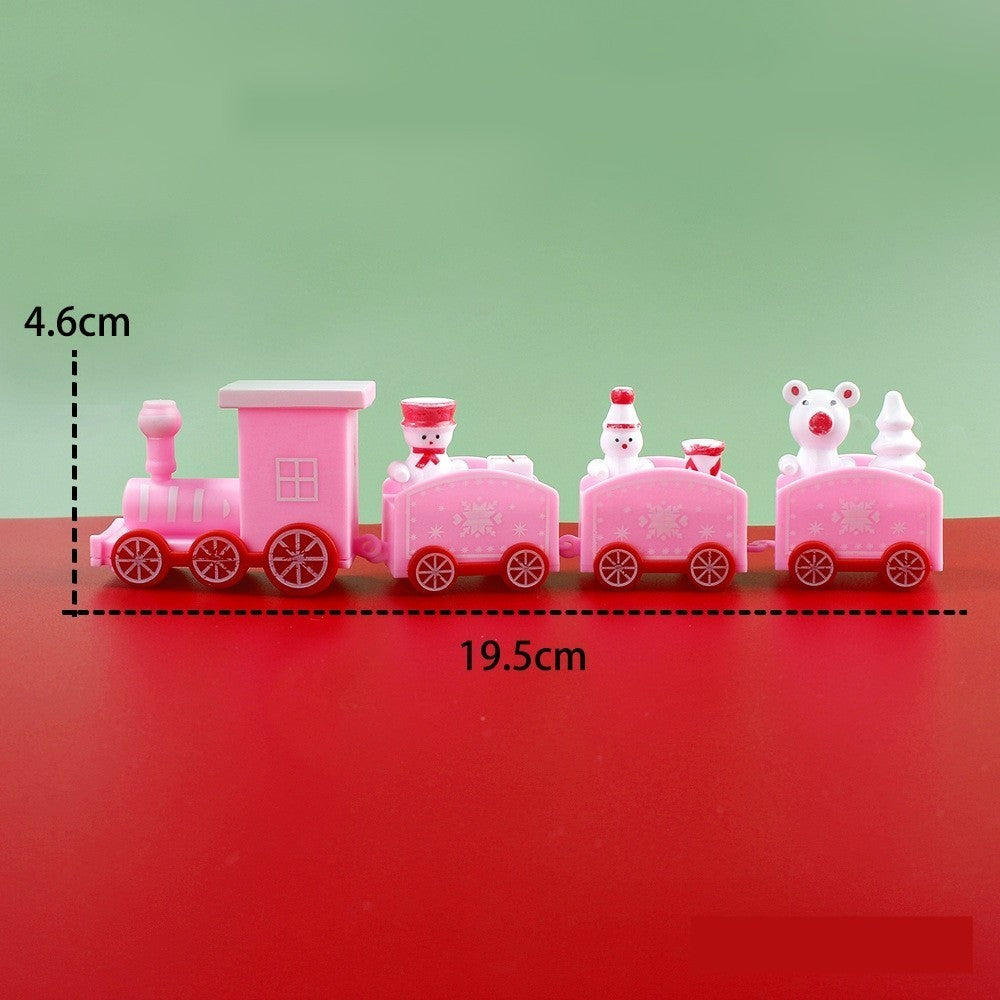 Plastic Train Christmas Ornament Merry Christmas Decoration For Home Xmas Gifts Noel Natal Navidad Happy New Year 2026
