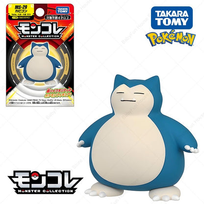 Original Takara TOMY Pokemon Ditto Jigglypuff Figure Toy Dedenne Slowpoke Mega Gyarados Lucario Gengar Anime PVC Model Doll Gift