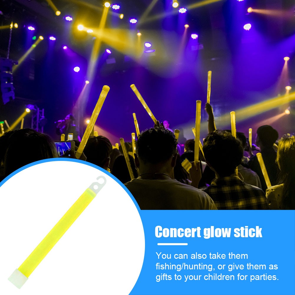 1-20pcs Industrial Grade Glow Sticks Light Stick Camping Emergency Light Sticks Party Clubs Supplies- Green Chemical fluorescent