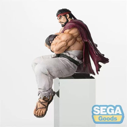 Figura SEGA Street Fighter 6 Chokonose Premium Ryu/Chun-Li Coleção de Brinquedos Presentes Modelo Enfeites Estátua